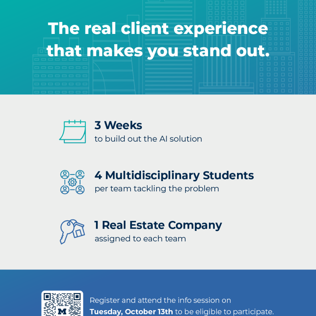 Flier on AI Sprint. The real client experience that makes you stand out.